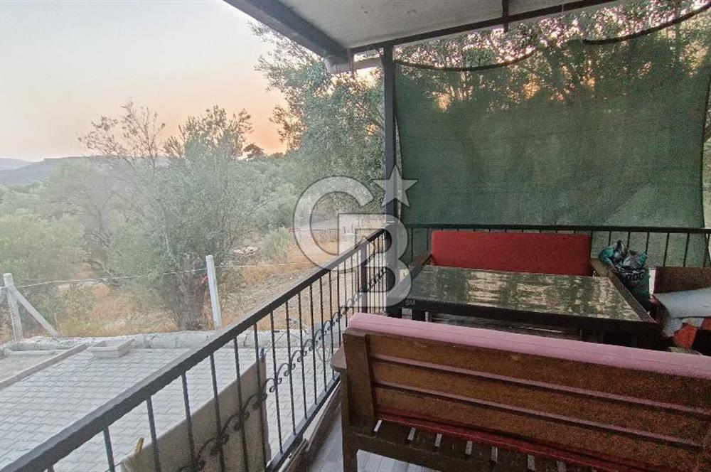 İzmir Bornova Yakaköy Satılık 2+1 Verandalı ev ve Tarla 