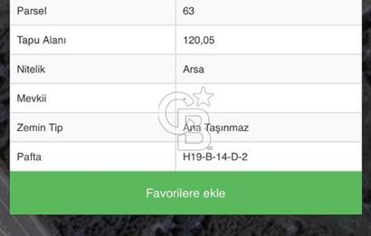 BALIKESİR BANDIRMA ÇALIŞKANLAR MAHALLESİ'NDE SATILIK ARSA
