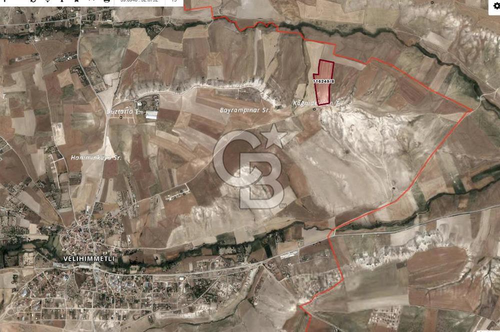 GÖLBAŞI VELİHİMMETLİ'DE TEK TAPI 38400M2 TARLA