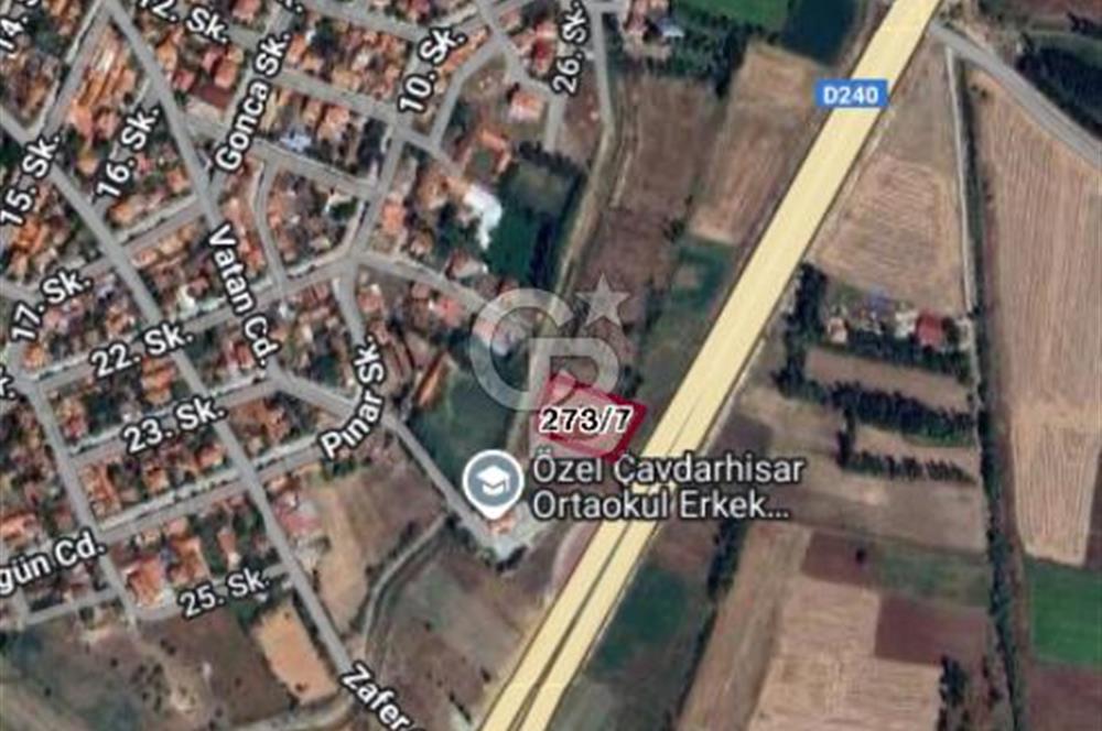 KÜTAHYA ÇAVDARHİSAR CERELLER'DE 2.587m2 İMARA KOMŞU