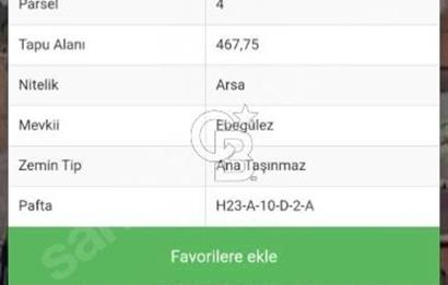 İznik Selçuk mahallesi. 9 dairelik konut imarlı satılık arsa.