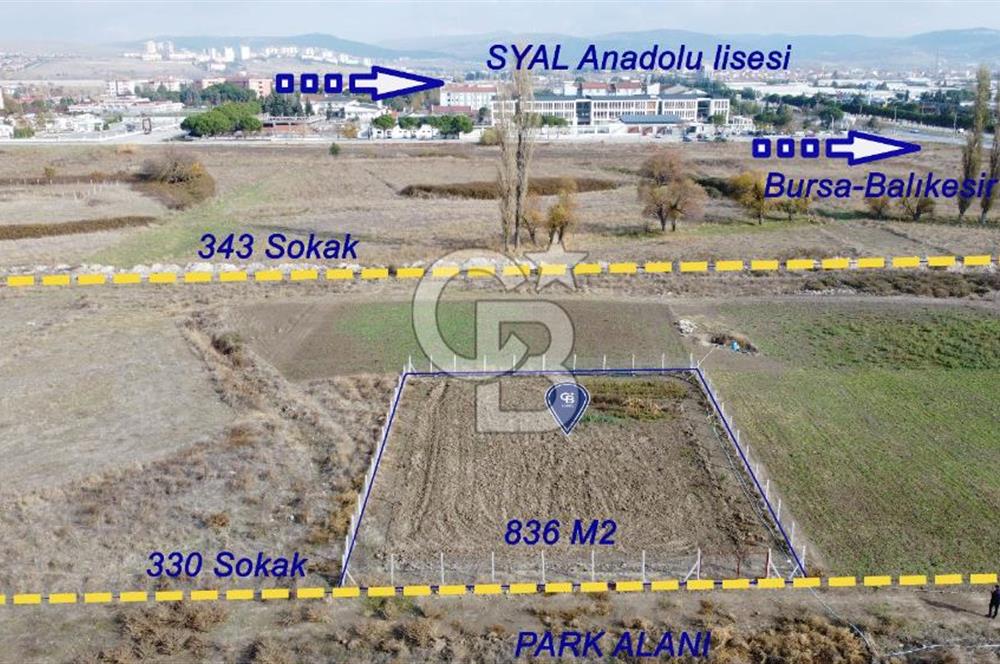 CB KiNG'DEN PAŞAALANINDA 836 M2 4 KAT İMARLI SATILIK ARSA