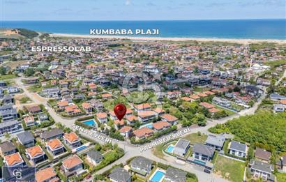 ŞİLE KUMBABA SİTE İÇERİSİNDE SATILIK 4+1 VİLLA 300M² ARSA PAYI