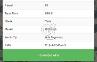 Datça Kızlan'da Denize 250 metre, 2 parsel toplam 1700 m² Satılık Yatırımlık Tarla 
