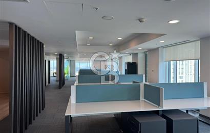 Maslak Sun Plaza 390m2 Dekorasyonlu KDV'li Ofis