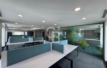 Maslak Sun Plaza 390m2 Dekorasyonlu KDV'li Ofis