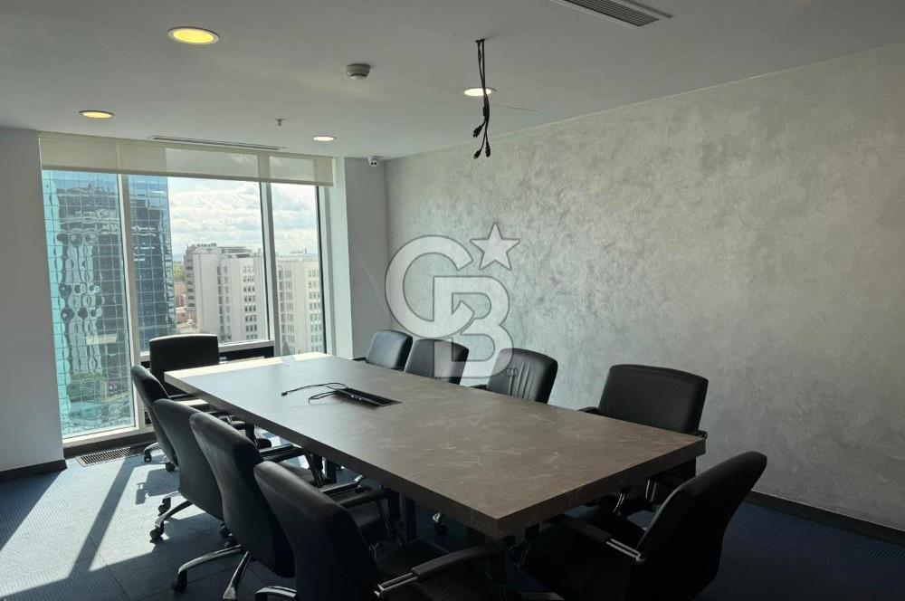 Maslak Sun Plaza 390m2 Dekorasyonlu KDV'li Ofis