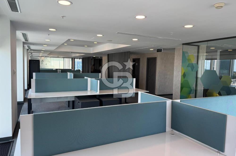 Maslak Sun Plaza 390m2 Dekorasyonlu KDV'li Ofis