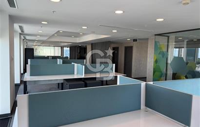 Maslak Sun Plaza 390m2 Dekorasyonlu KDV'li Ofis