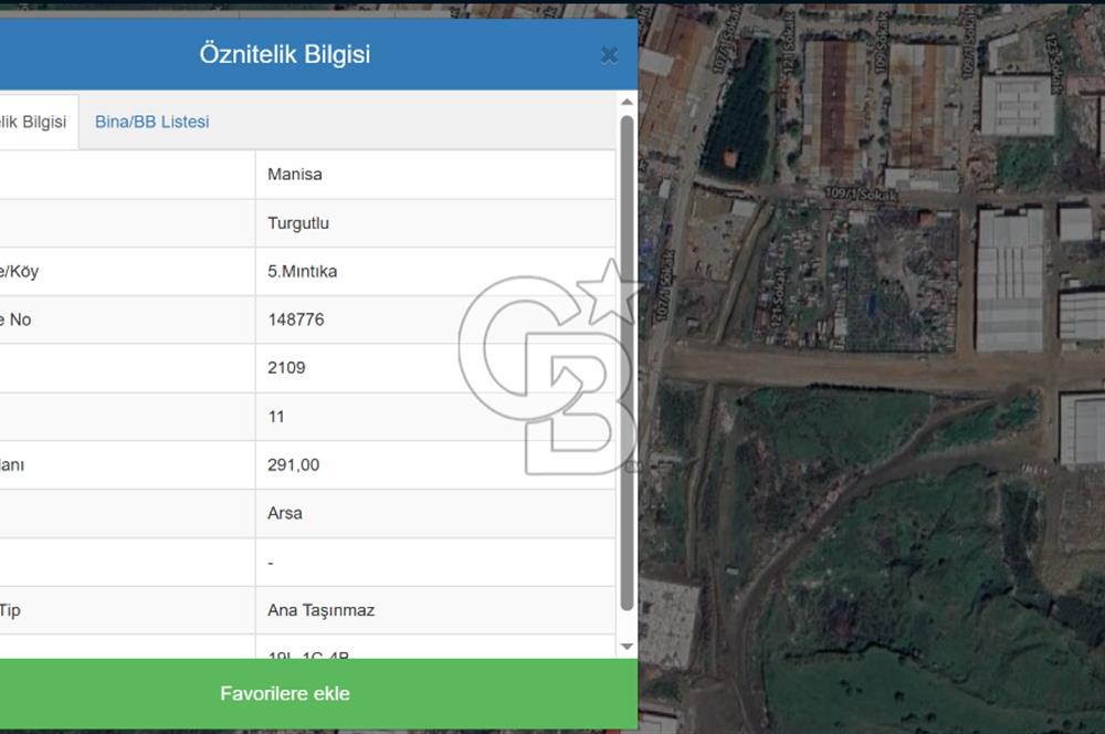 Manisa Turgutlu Selvilitepe'de 4 kat imarlı 291 m2 arsa