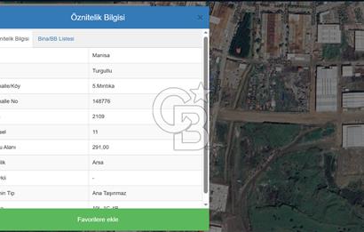 Manisa Turgutlu Selvilitepe'de 4 kat imarlı 291 m2 arsa