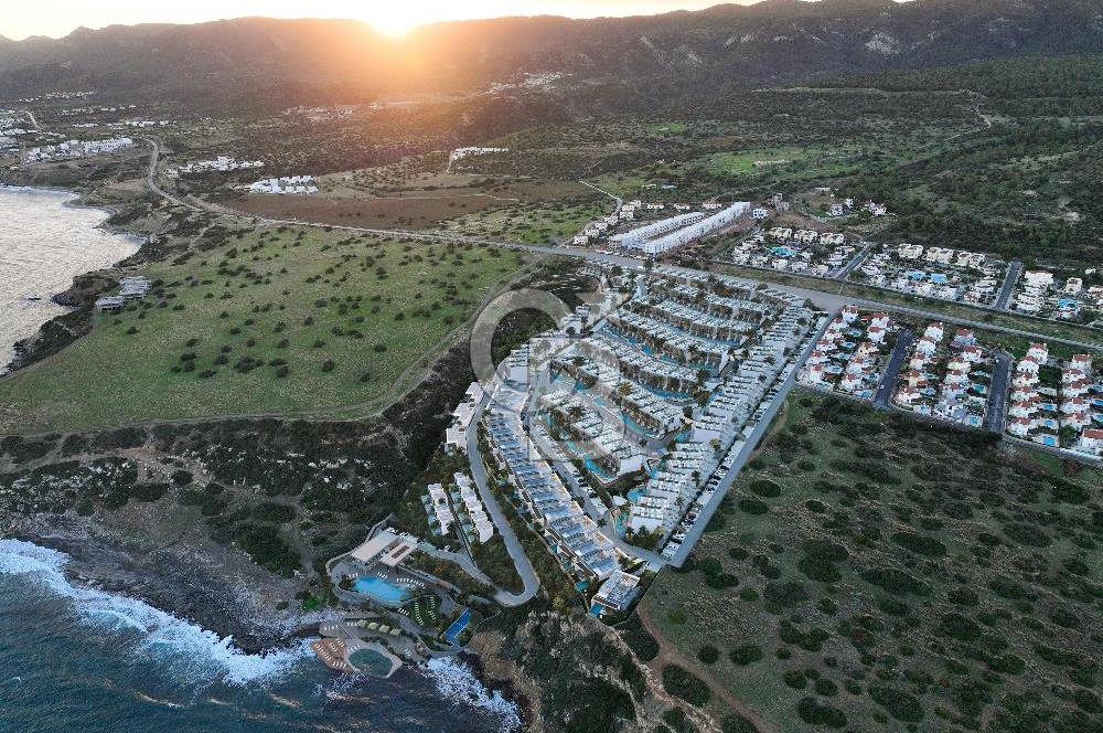 KKTC Girne Casa del Mare Havuz Manzaralı 1+1 Loft Gardenhouse