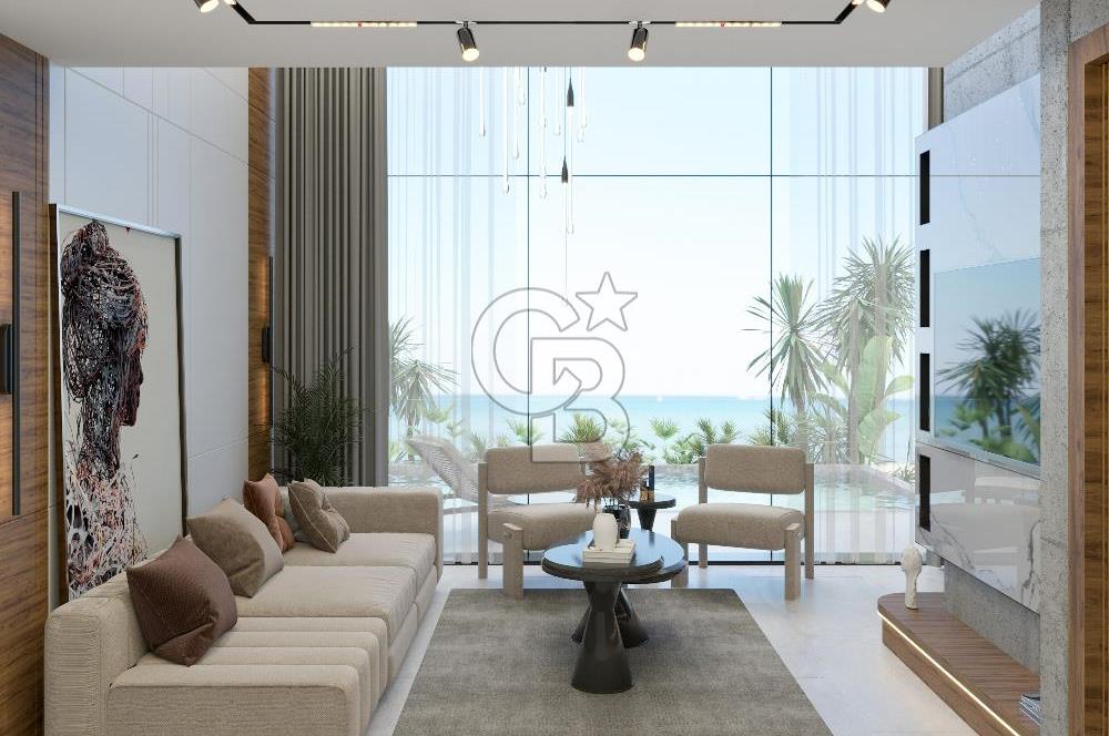 KKTC Girne Casa del Mare Havuz Manzaralı 1+1 Loft Gardenhouse