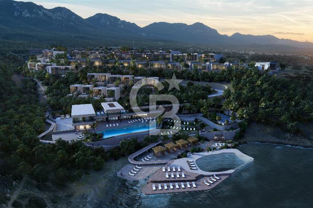 KKTC Girne Casa del Mare Havuz Manzaralı 1+1 Loft Gardenhouse