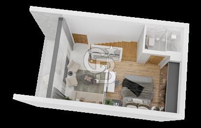 KKTC Girne Casa del Mare Havuz Manzaralı 1+1 Loft Gardenhouse