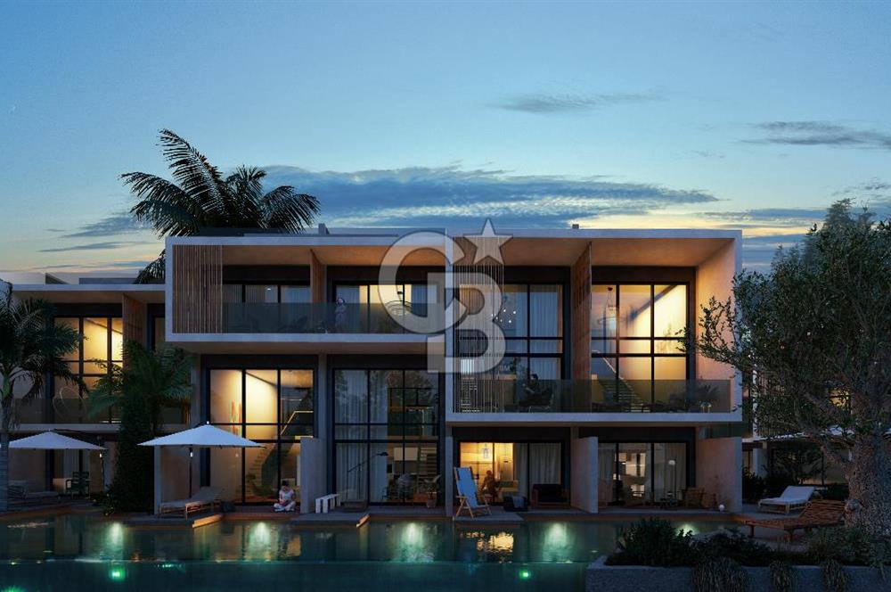 KKTC Girne Casa del Mare Havuz Manzaralı 1+1 Loft Gardenhouse