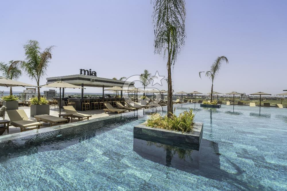 Kıbrıs Grand Sapphire Resort Deniz Manzaralı Eşyalı 1+1 Daire
