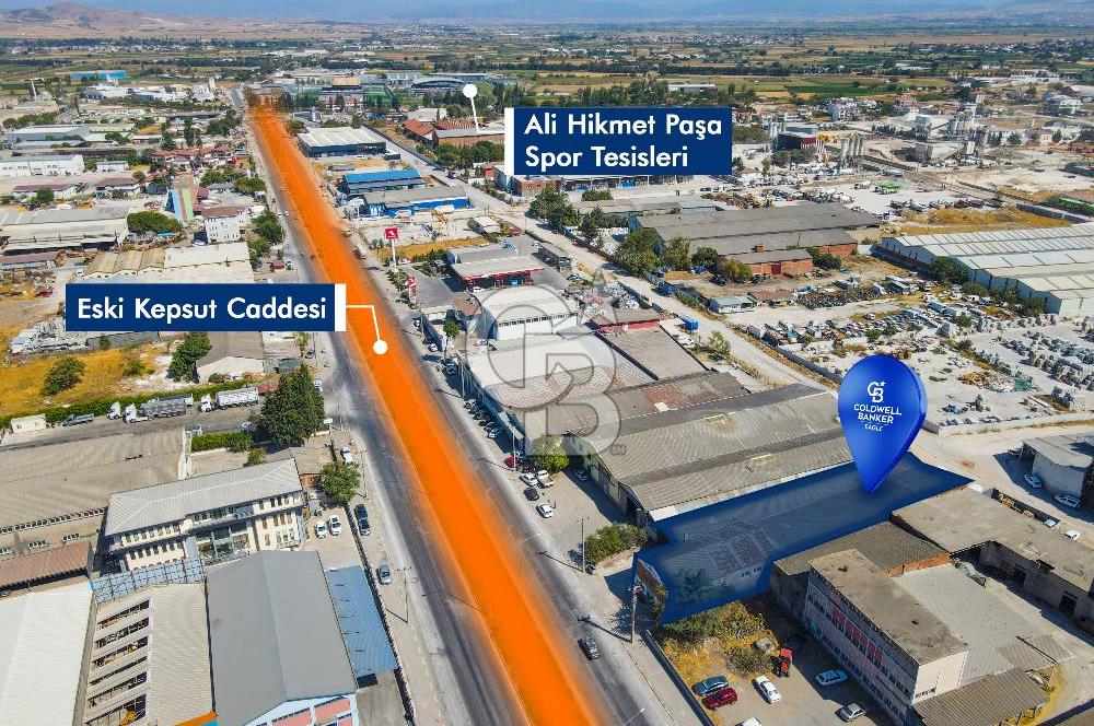 CB EAGLE'DAN BALIKESİR ESKİ KEPSUT CADDESİ'NDE KİRALIK 1400m² İŞYERİ VE DEPO