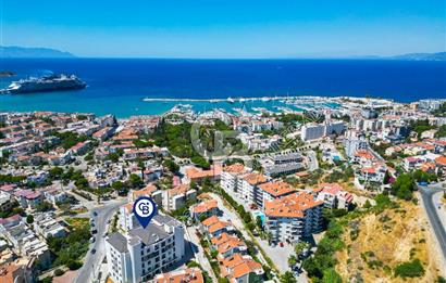 KUSADASINDA MARİNAYA YÜRÜME MESAFESINDE OLAN YENI BINADA 3+1 BAHÇE KATI