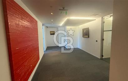 Süzer Plaza'da 3000m2 Geniş Ekipler İçin Dekorasyonlu Ofis