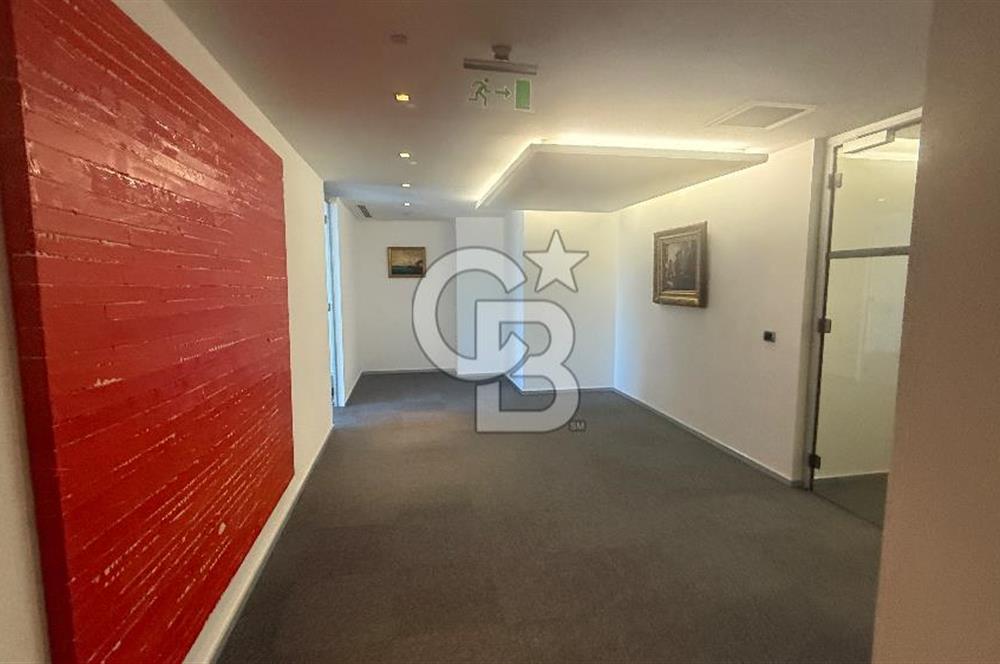 Süzer Plaza'da 3000m2 Geniş Ekipler İçin Dekorasyonlu Ofis