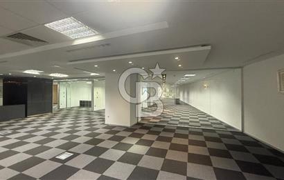 Süzer Plaza'da 3000m2 Geniş Ekipler İçin Dekorasyonlu Ofis