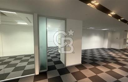 Süzer Plaza'da 3000m2 Geniş Ekipler İçin Dekorasyonlu Ofis