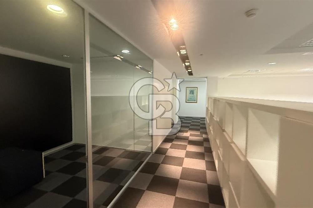 Süzer Plaza'da 3000m2 Geniş Ekipler İçin Dekorasyonlu Ofis