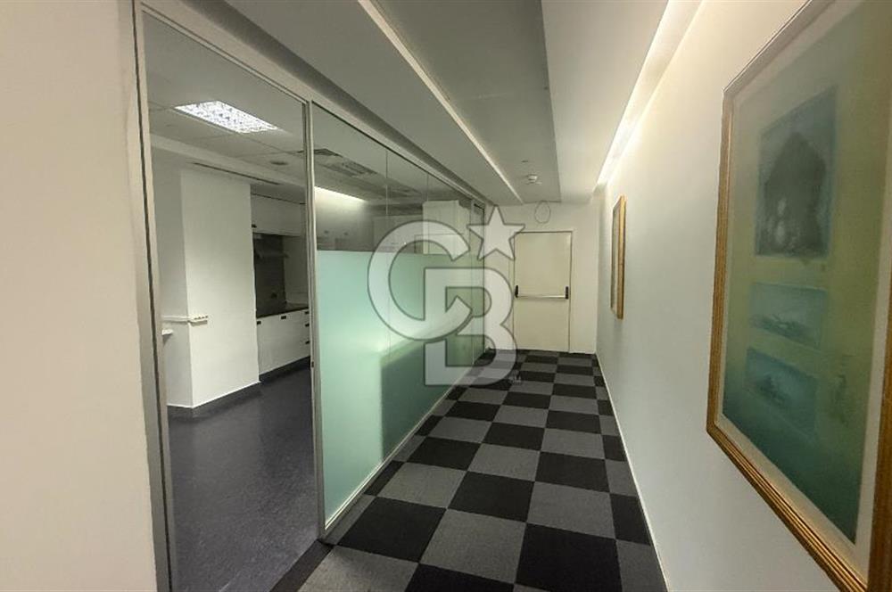 Süzer Plaza'da 3000m2 Geniş Ekipler İçin Dekorasyonlu Ofis