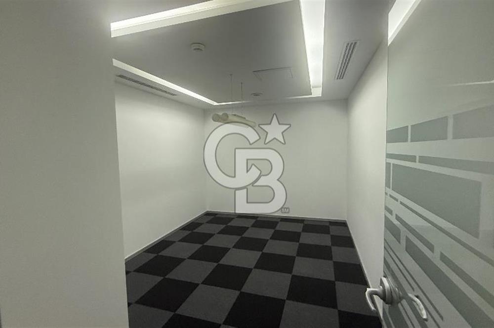 Süzer Plaza'da 3000m2 Geniş Ekipler İçin Dekorasyonlu Ofis