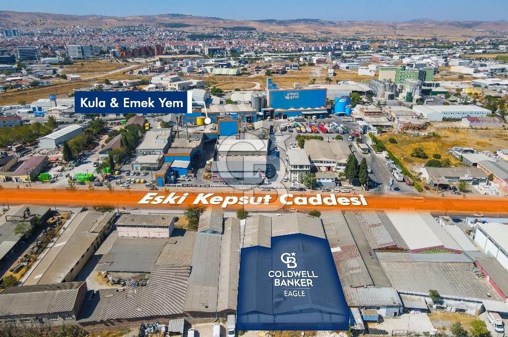 BALIKESİR ESKİ KEPSUT CADDESİNE 1500M2 GEZER KÖPRÜ VİNÇLİ DEPO 