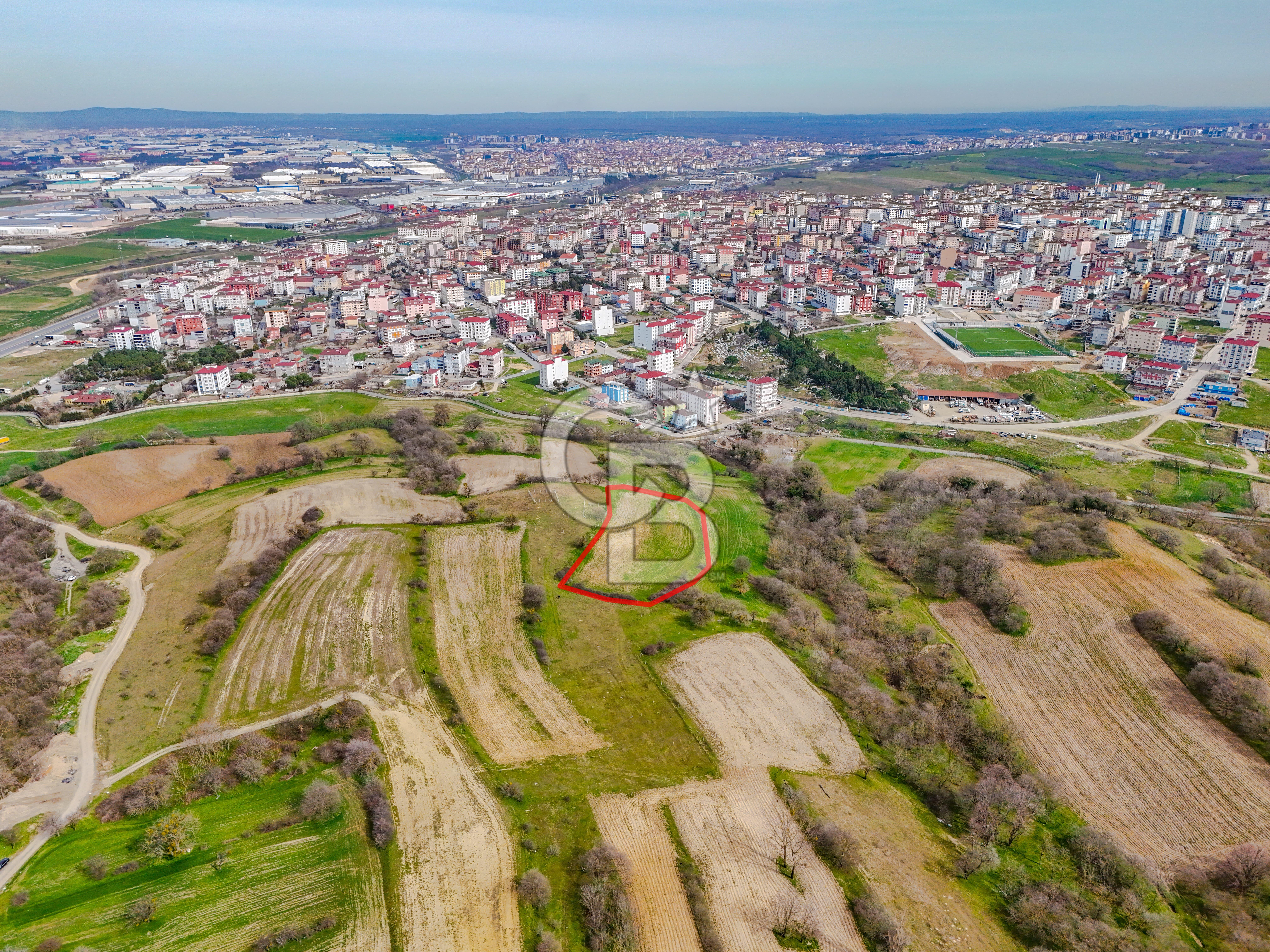 Çerkezköy Kızılpınar 4 Kat Konut İmarlı Satılık Arsa 