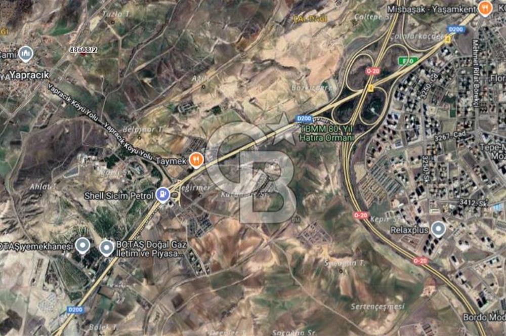 YAPRACIKTA TAYMEK ÜSTÜ 2166 m² İMARLI SATILIK ARSA