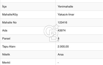 YENİMAHALLE KUZEYYILDIZI SATILIK 113 M2 İMARLI YATIRIM FIRSATI