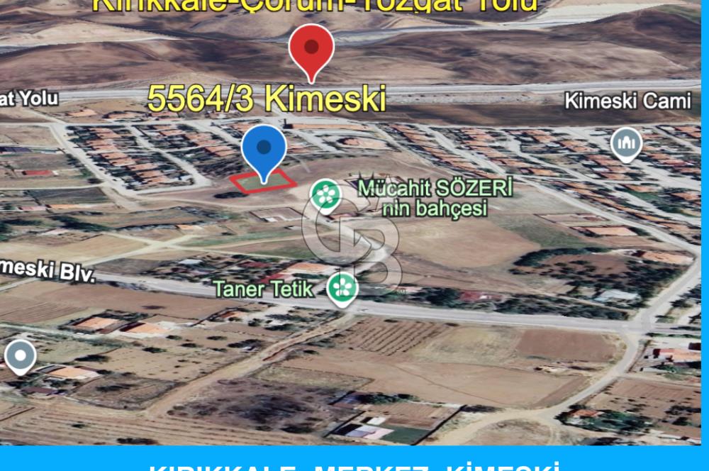 Kırıkkale Kimeskide 533 m² Satılık Arsa Yatırıma Uygun