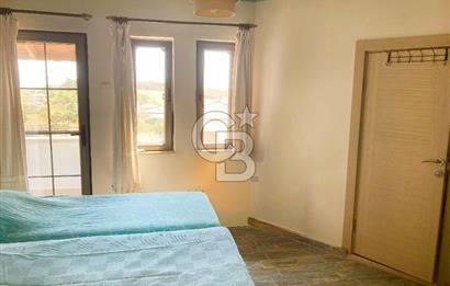 Datça Kızlan'da deniz manzaralı 952 m2 arsa içinde Satılık müstakil ev