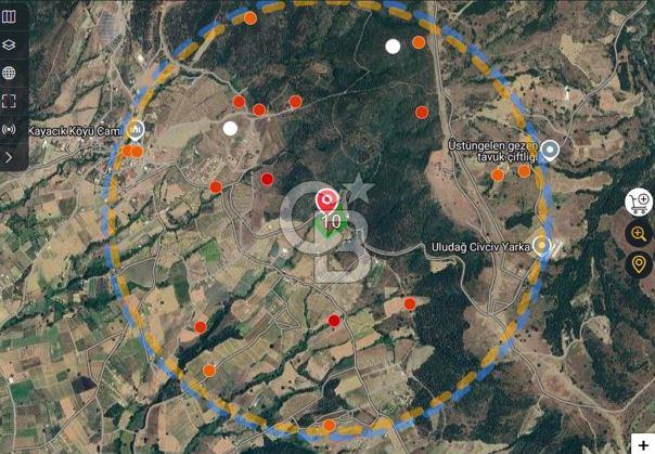 BURSA KESTEL KAYACIK MAHALLESİNDE SATILIK YATIRIMLIK TARLA