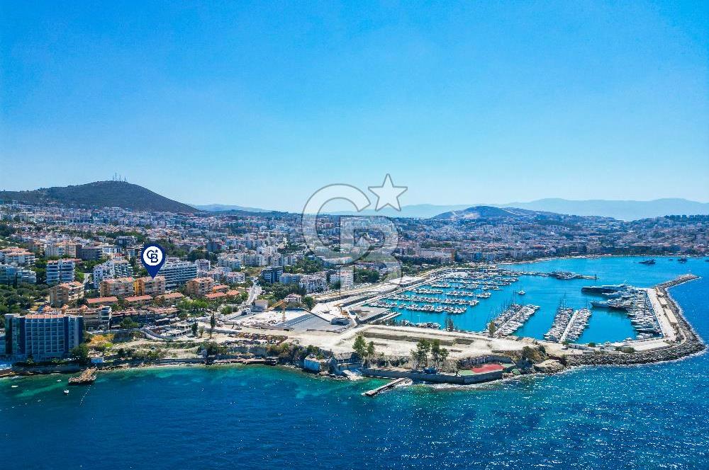 Kuşadası Marina Ege Vista Evlerinde Satılık 5+1 Bahçe Dubleks Daire