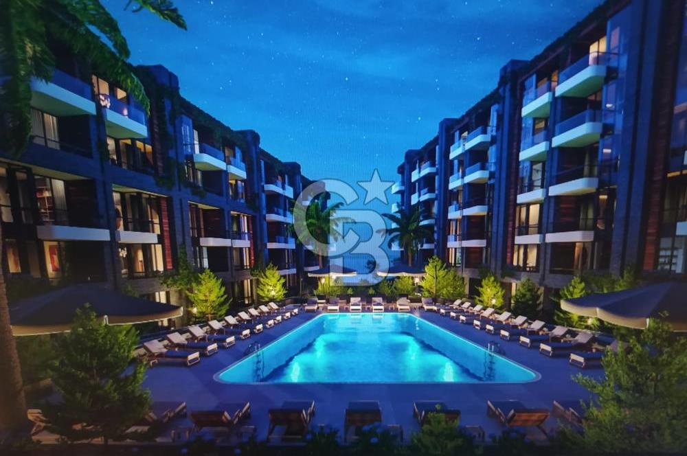 ALKAŞ MEYDAN SUİT SAMANLI 'DA DENİZ MANZARALI SATILIK 1+1 DAİRE