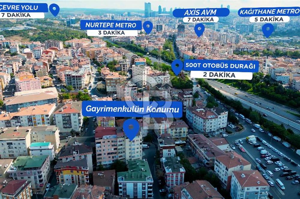 SATILIK DÜKKAN / MAĞAZA / DEPO ALİBEYKÖY GÜZELTEPE