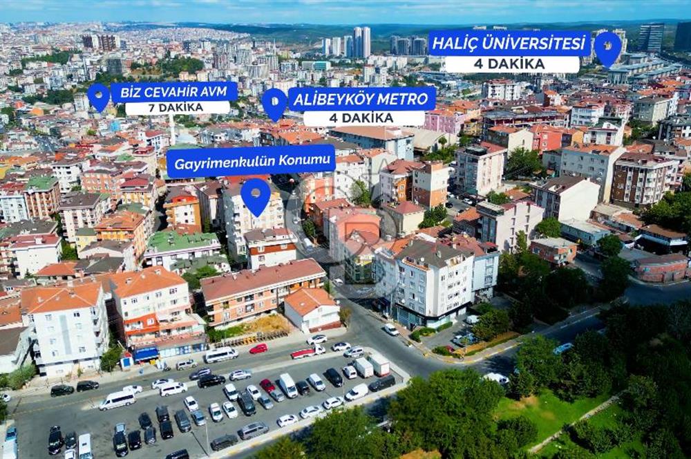 SATILIK DÜKKAN / MAĞAZA / DEPO ALİBEYKÖY GÜZELTEPE