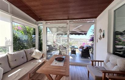 Bodrum Gün Batımı Sitesinde Deniz Manzaralı, Havuzlu 2+1 Müstakil Ev