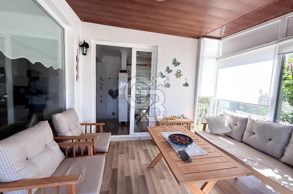 Bodrum Gün Batımı Sitesinde Deniz Manzaralı, Havuzlu 2+1 Müstakil Ev