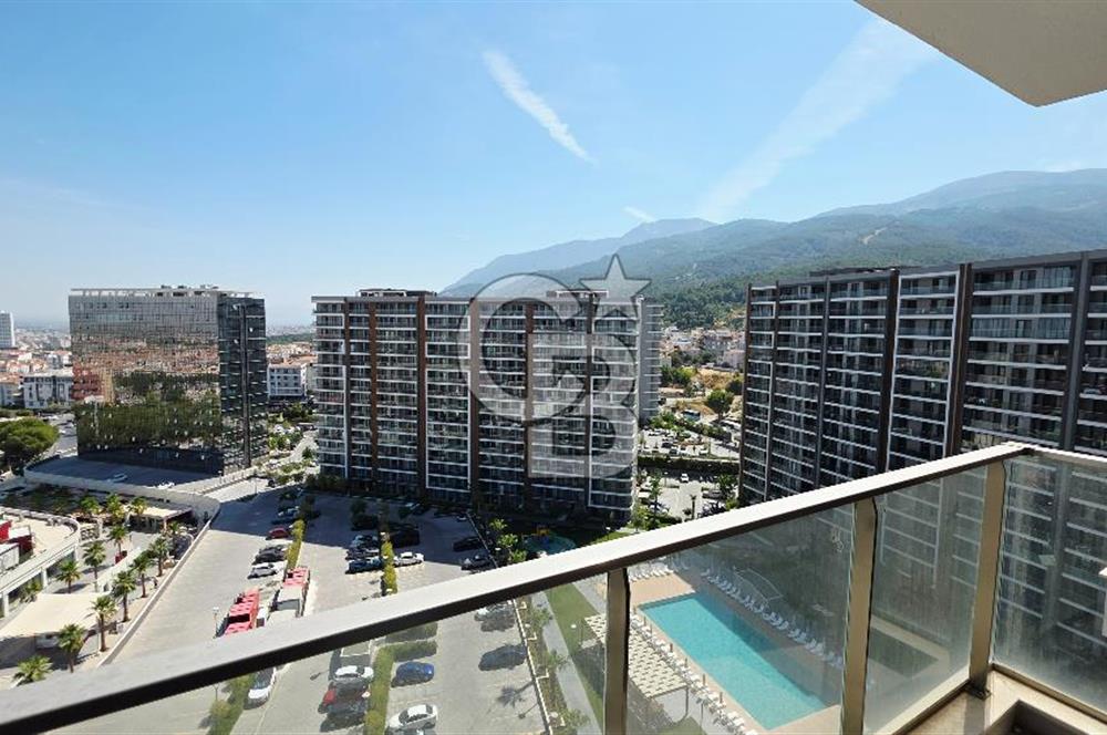 Manisa Meydan Sitesi Havuz Cephe Kiralık 1+1 Daire