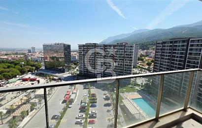 Manisa Meydan Sitesi Havuz Cephe Kiralık 1+1 Daire