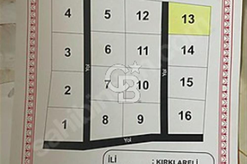 KIRKLARELİ LÜLEBURGAZ KARAAĞAÇ KÖYÜNDE SATILIK VİLLA İMARLI ARSA