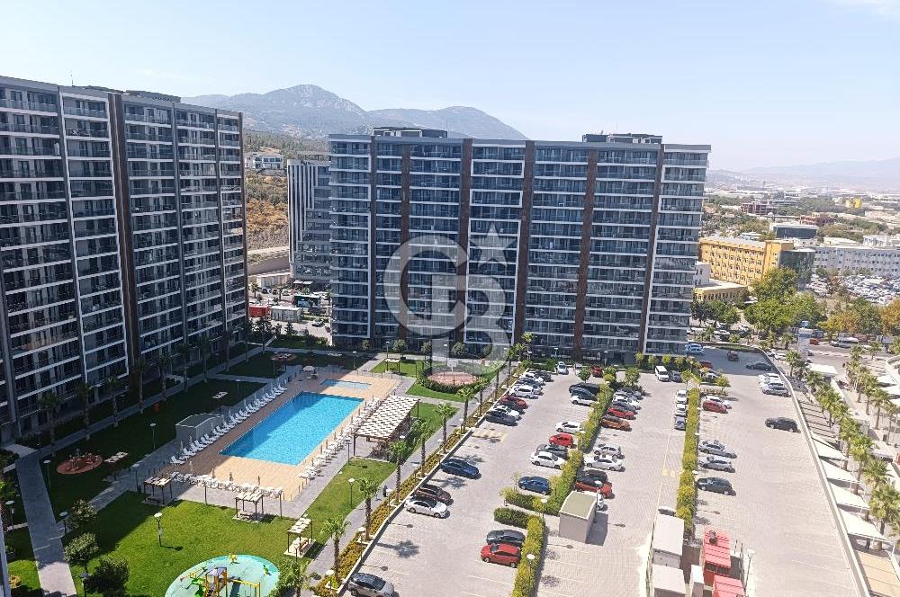 Manisa Meydan Sitesi Havuz Cephe 1+1 Kiralık Daire 