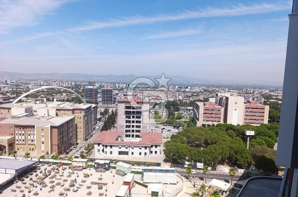 Manisa Meydan Sitesi Havuz Cephe 1+1 Kiralık Daire 