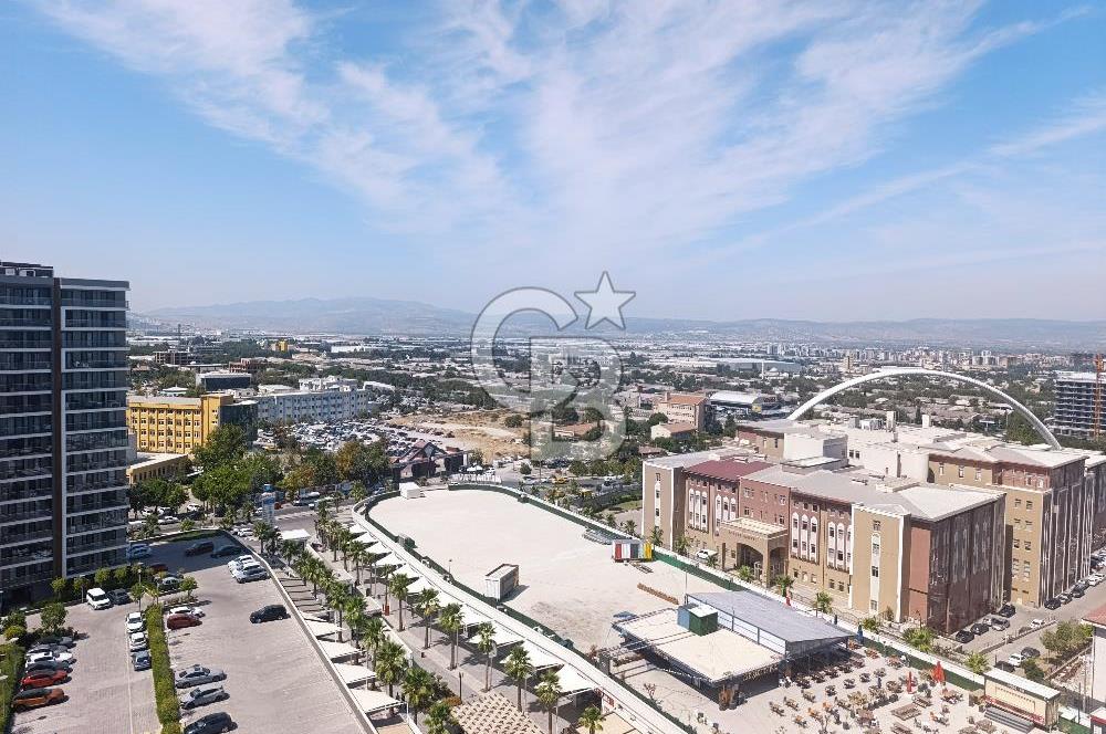 Manisa Meydan Sitesi Havuz Cephe 1+1 Kiralık Daire 