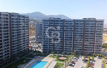 Manisa Meydan Sitesi Havuz Cephe 1+1 Kiralık Daire 